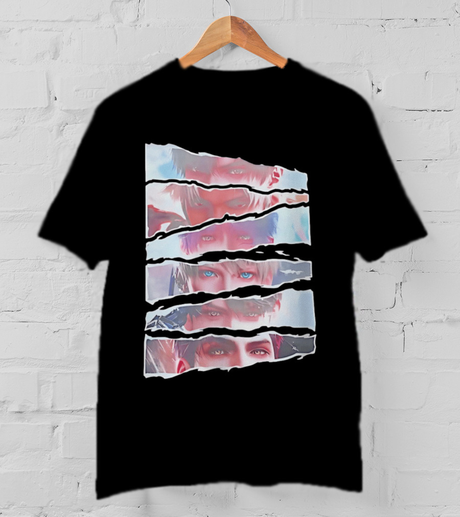 Love And Deepspace Otome Game Character Eyes Collage T-Shirt