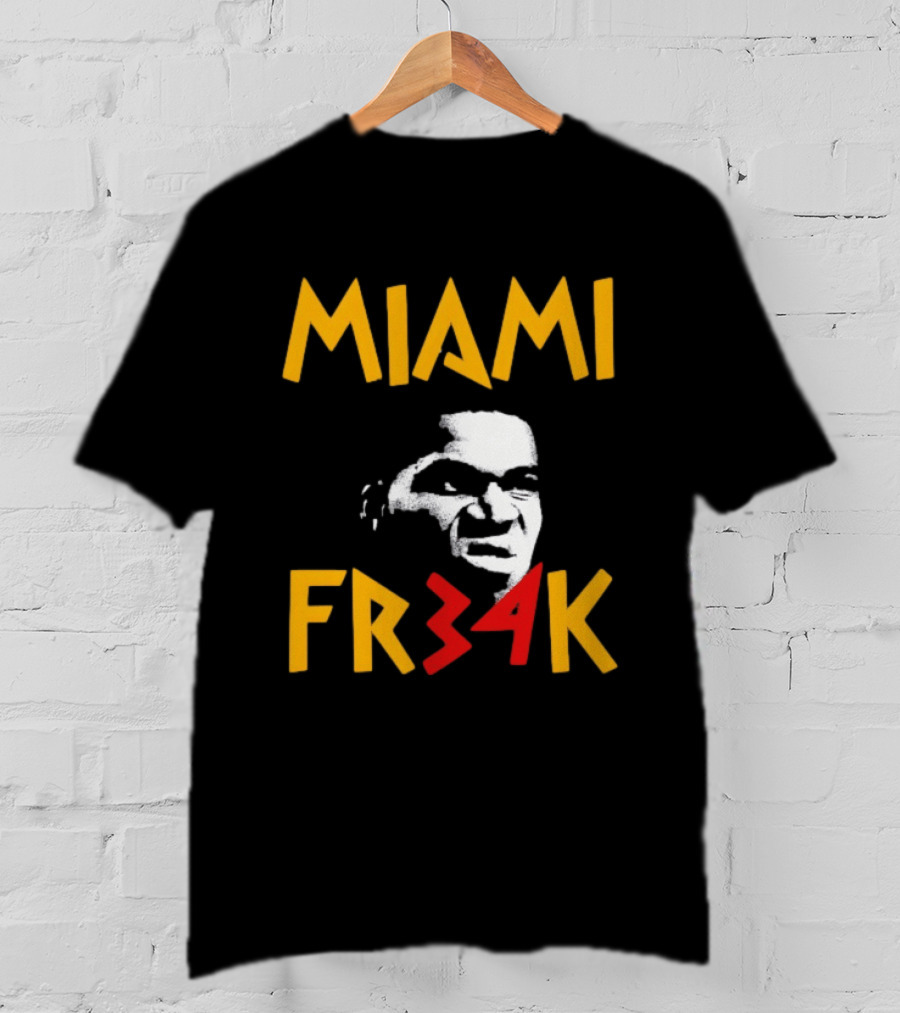 Giannis Antetokounmpo Miami Freak 34 Greek Freak Basketball T-Shirt