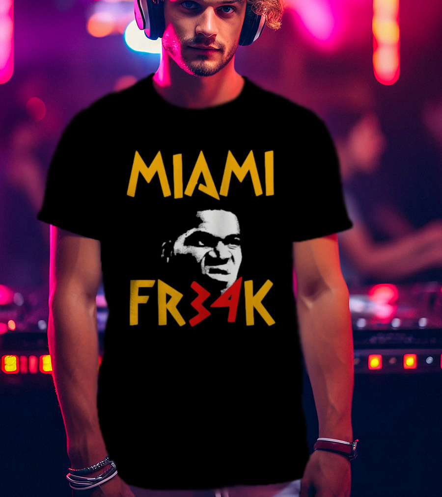 Giannis Antetokounmpo Miami Freak 34 Greek Freak Basketball T-Shirt