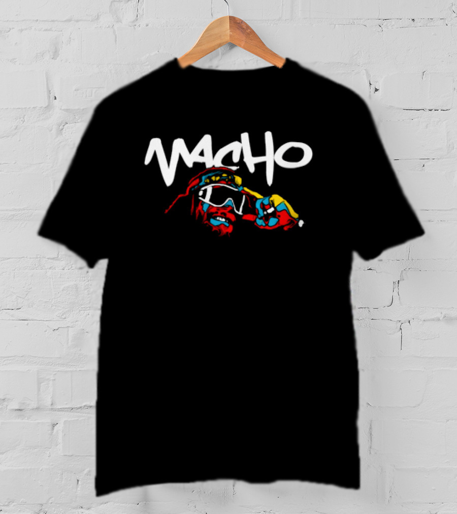 Macho Man Randy Savage WWE Legend Wrestling Iconic Look T-Shirt