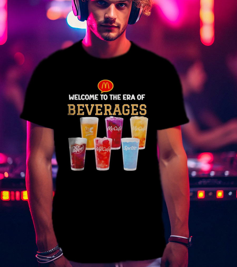 McCafé McDonald's Dr Pepper Sprite Hi C Beverages 2026 T-Shirt