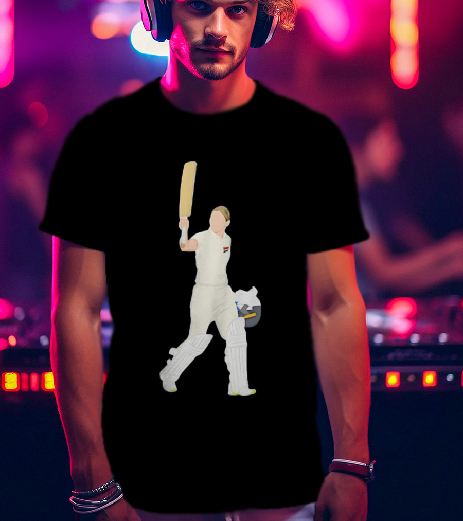 Steve Smith Celebrating Australian Cricket Icon Batter T-Shirt