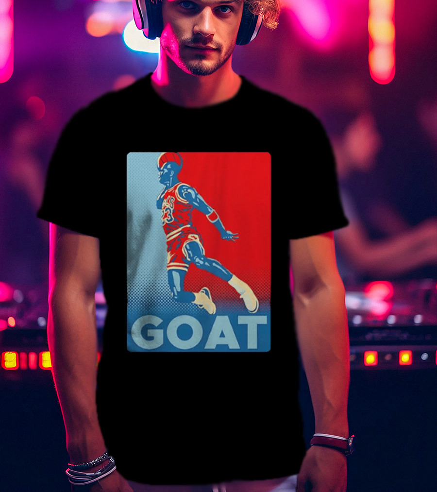 Michael Jordan GOAT Slam Dunk Chicago Bulls 23 T-Shirt