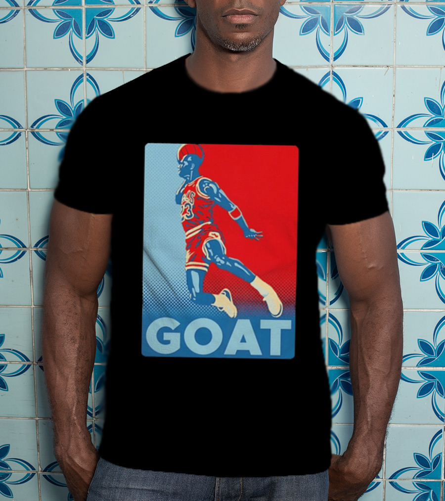 Michael Jordan GOAT Slam Dunk Chicago Bulls 23 T-Shirt