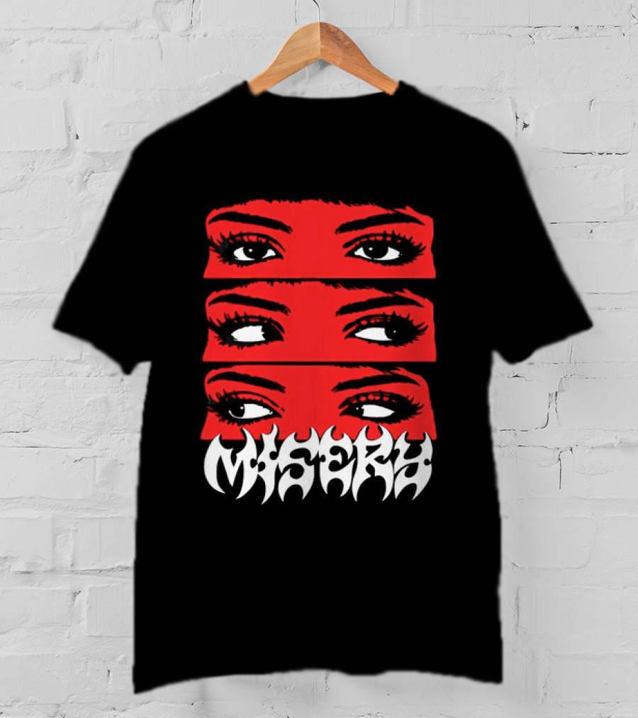 Misery Red Eyes Triple Stare T-Shirt