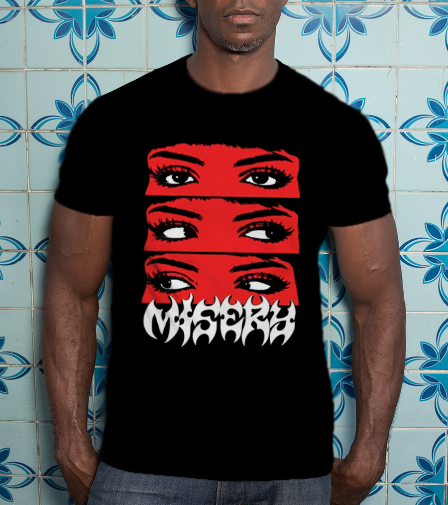 Misery Red Eyes Triple Stare T-Shirt
