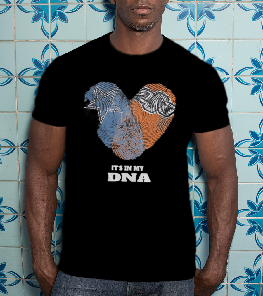 Texas Longhorns It's In My DNA Fingerprint Heart T-Shirt