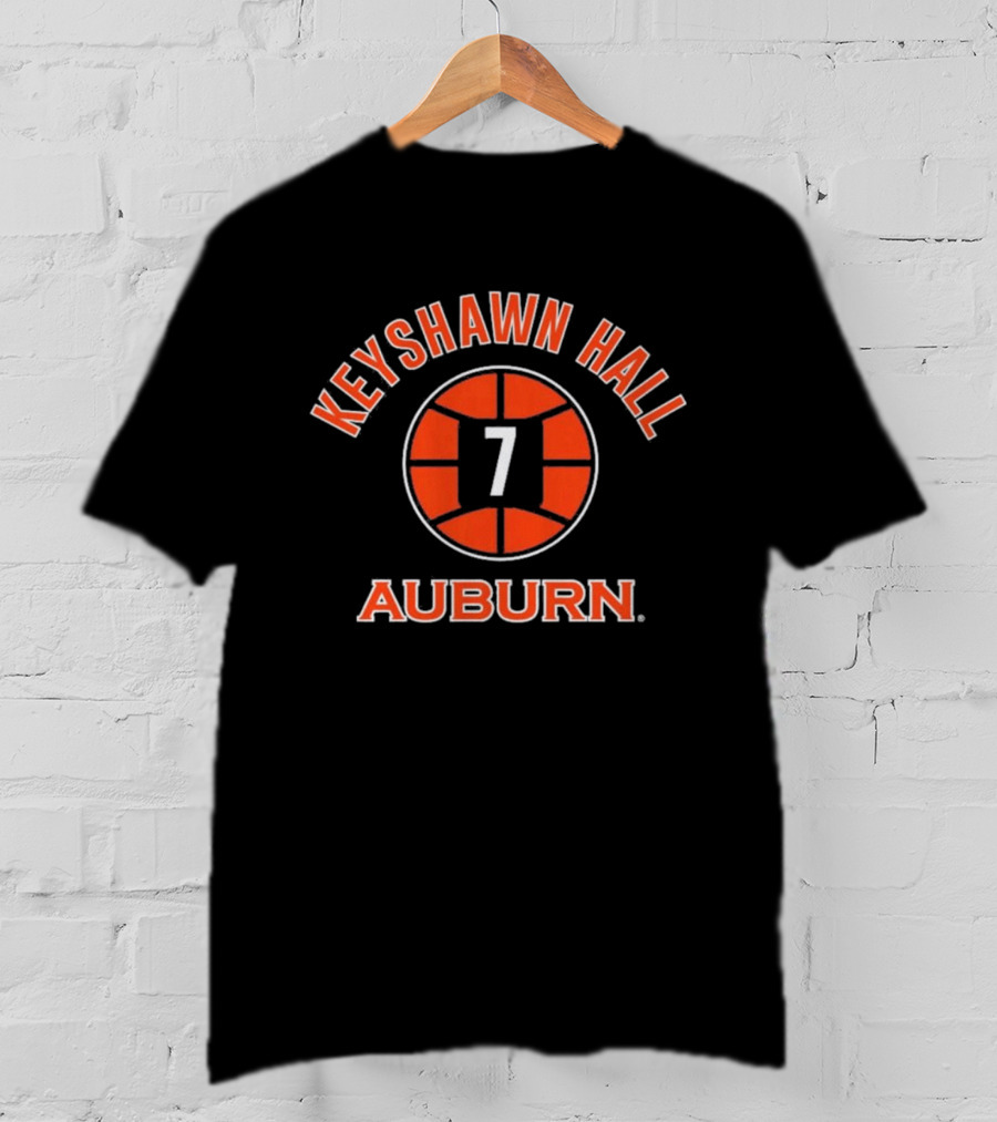 Keyshawn Hall Auburn Basketball Number 7 T-Shirt