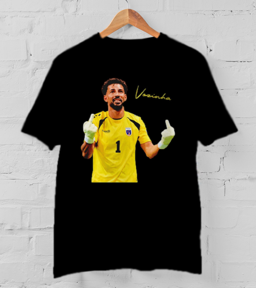 Vozinha Cape Verde National Team Number 1 Player Gesture T-Shirt