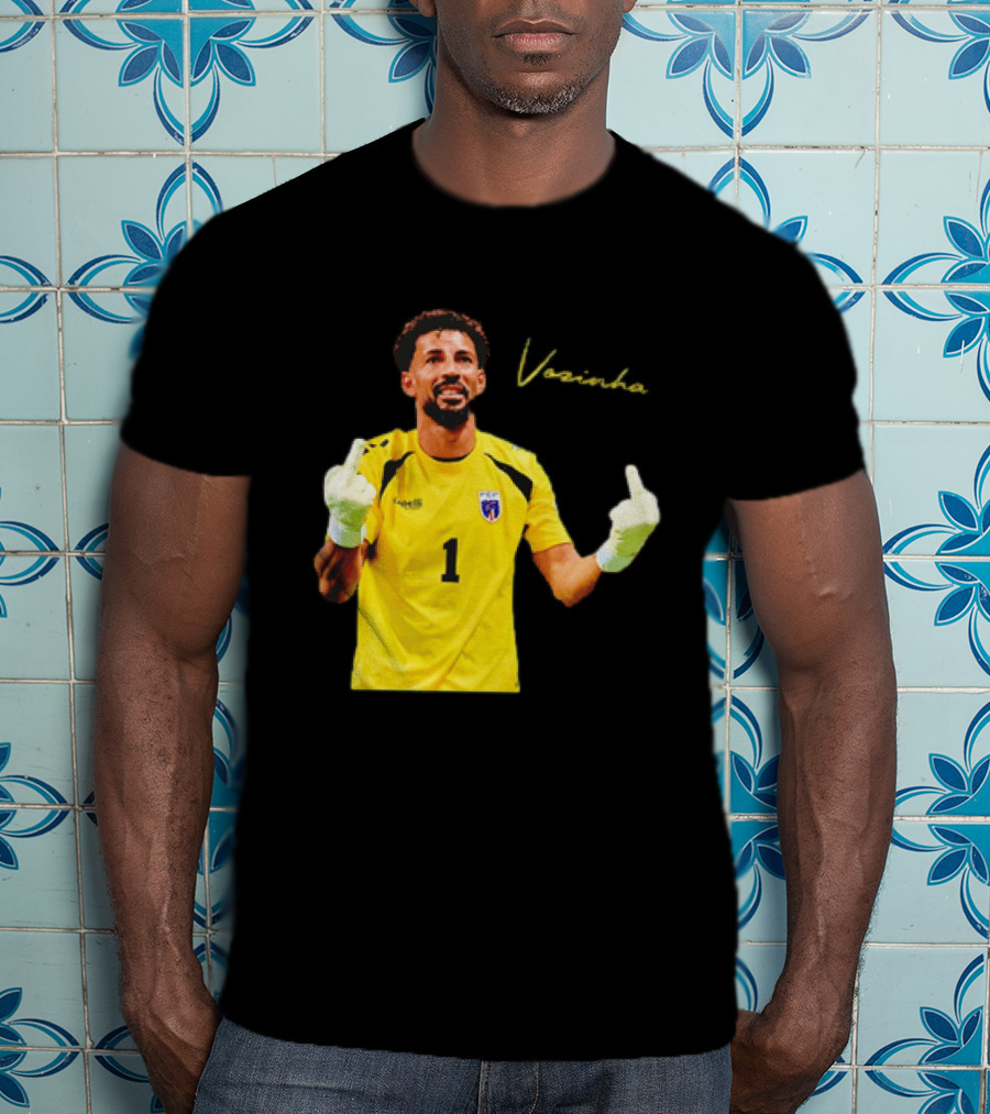 Vozinha Cape Verde National Team Number 1 Player Gesture T-Shirt