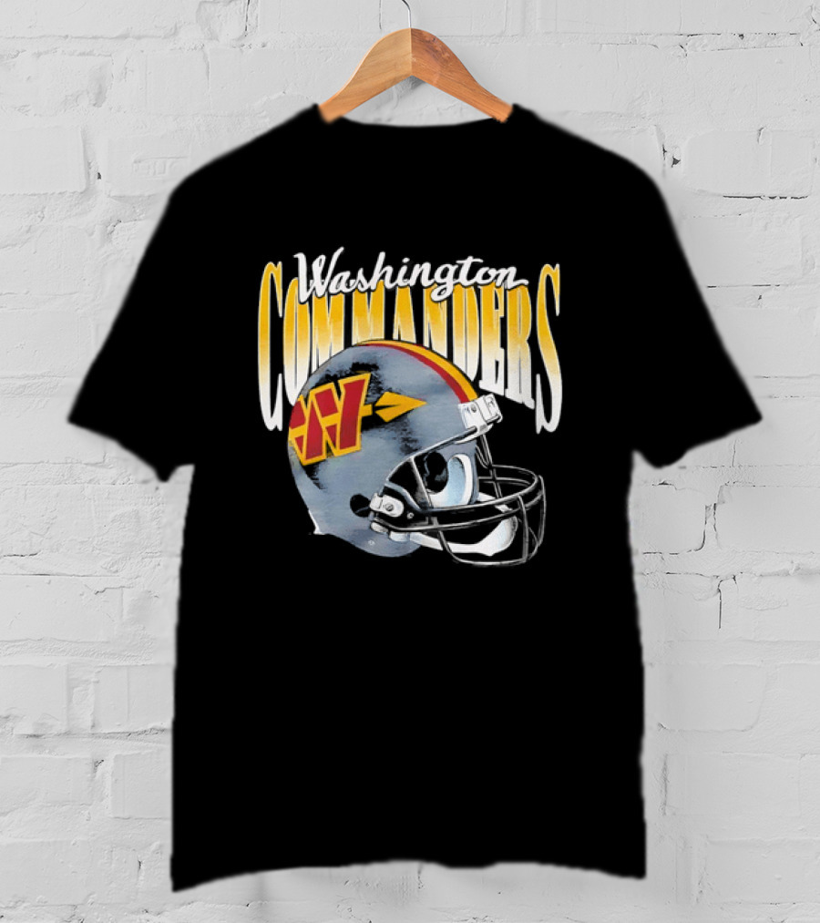 Washington Commanders Football Helmet Men's T-Shirt