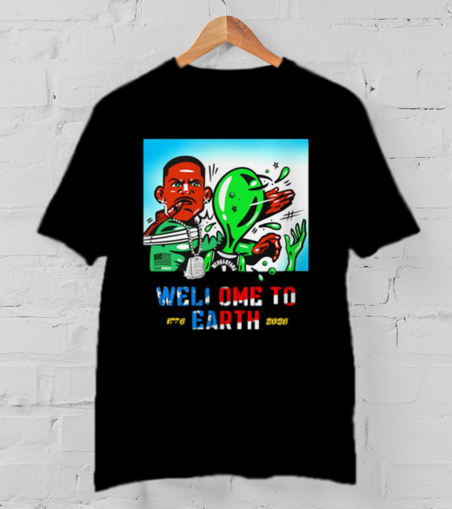 Victor Wembanyama San Antonio Spurs Welcome To Earth 1776 2026 T-Shirt