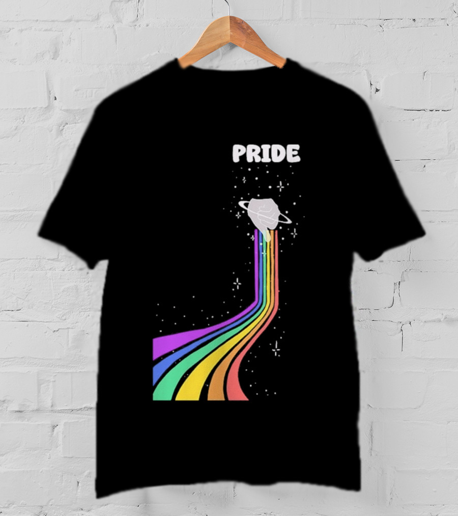 Pride Rainbow Space Hand Magic T-Shirt