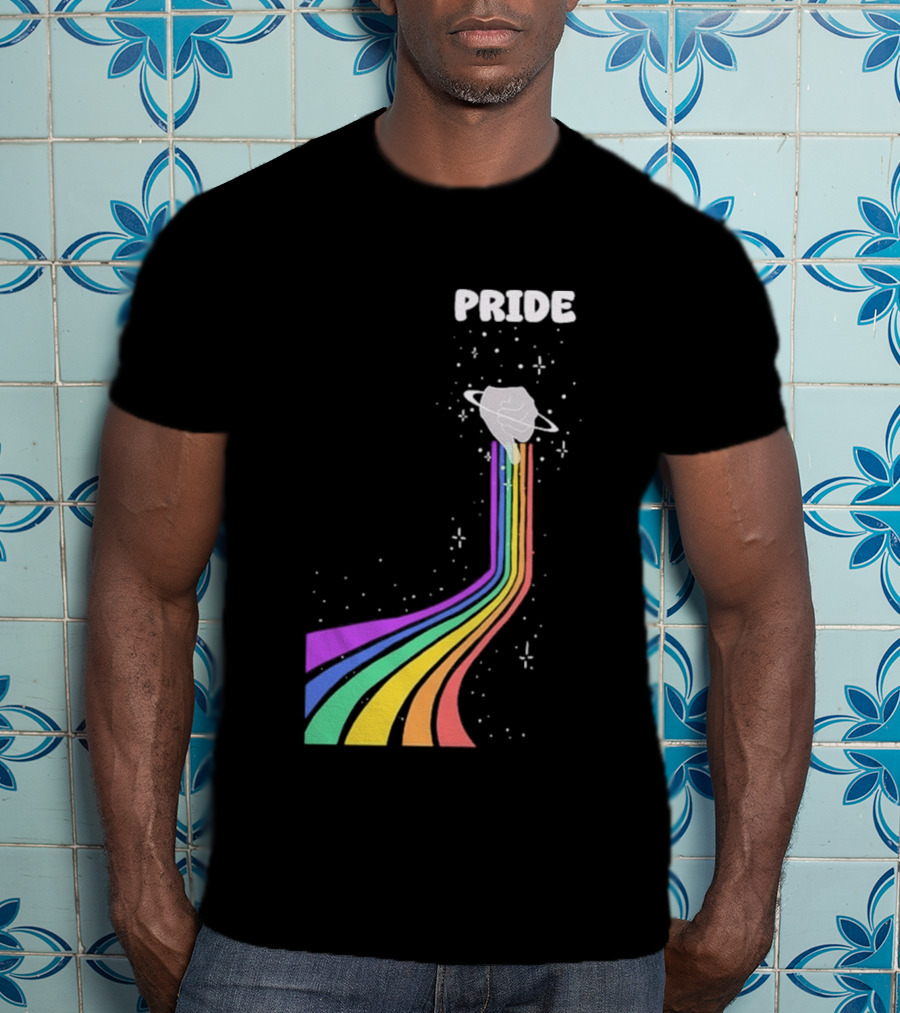Pride Rainbow Space Hand Magic T-Shirt