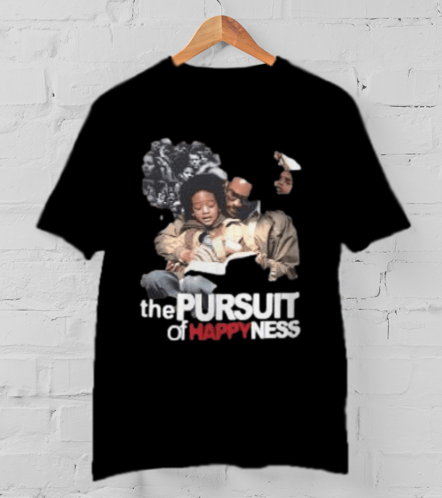 The Pursuit Of Happyness Will Smith Jaden Smith Movie Scene T-Shirt