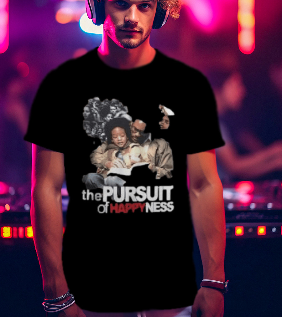 The Pursuit Of Happyness Will Smith Jaden Smith Movie Scene T-Shirt