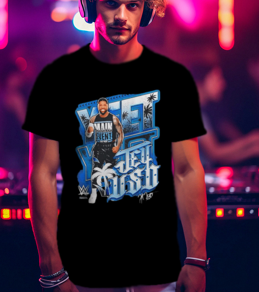 WWE Jey Uso Main Event Yeet Palm Trees Wrestling T-Shirt