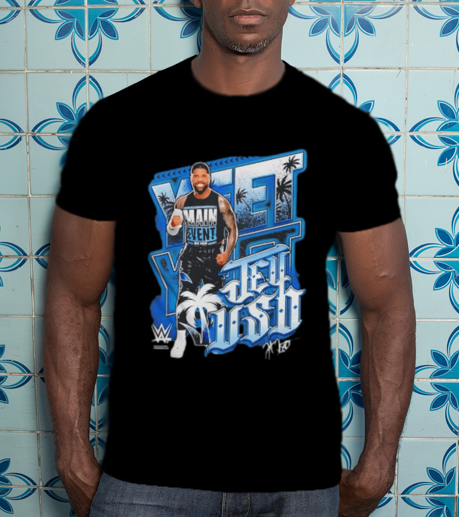 WWE Jey Uso Main Event Yeet Palm Trees Wrestling T-Shirt