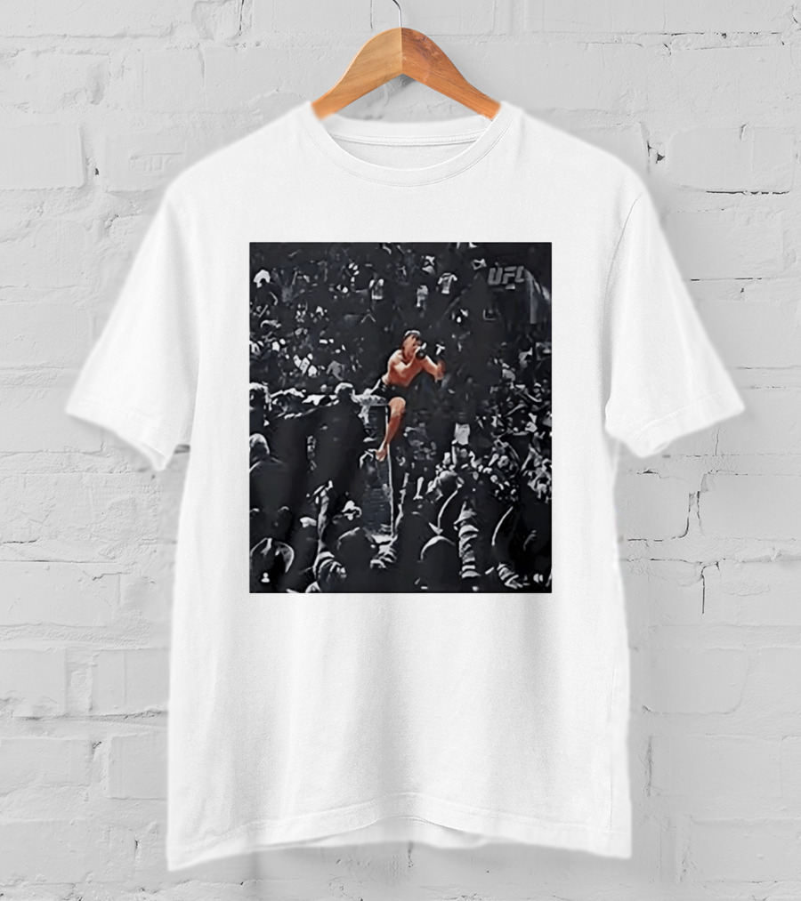 Diego Lopes UFC Middle Finger Crowd Moment T-Shirt