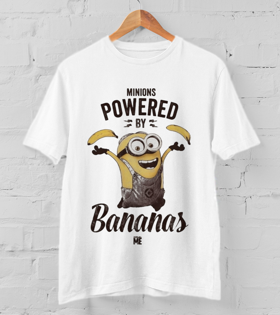 Minions Powered By Bananas Me T-Shirt