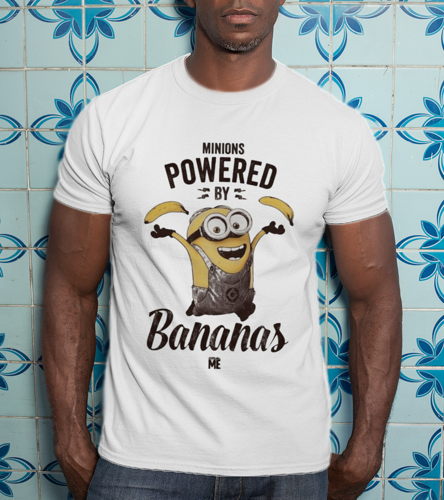 Minions Powered By Bananas Me T-Shirt