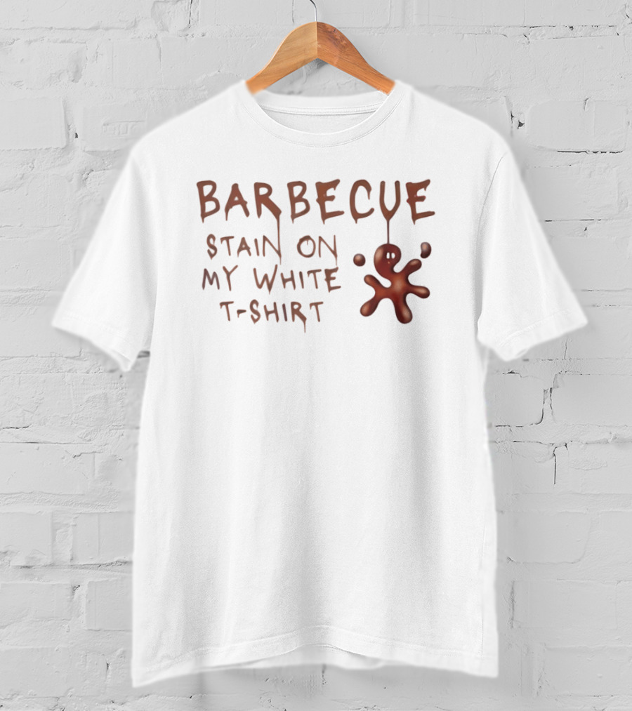 Tim McGraw Barbecue Stain On My White Classic Country Lyrics T-Shirt