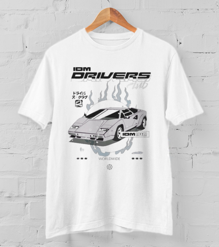 Top IDM Drivers Club 2025 Worldwide Racing Automotive Enthusiasts T-Shirt