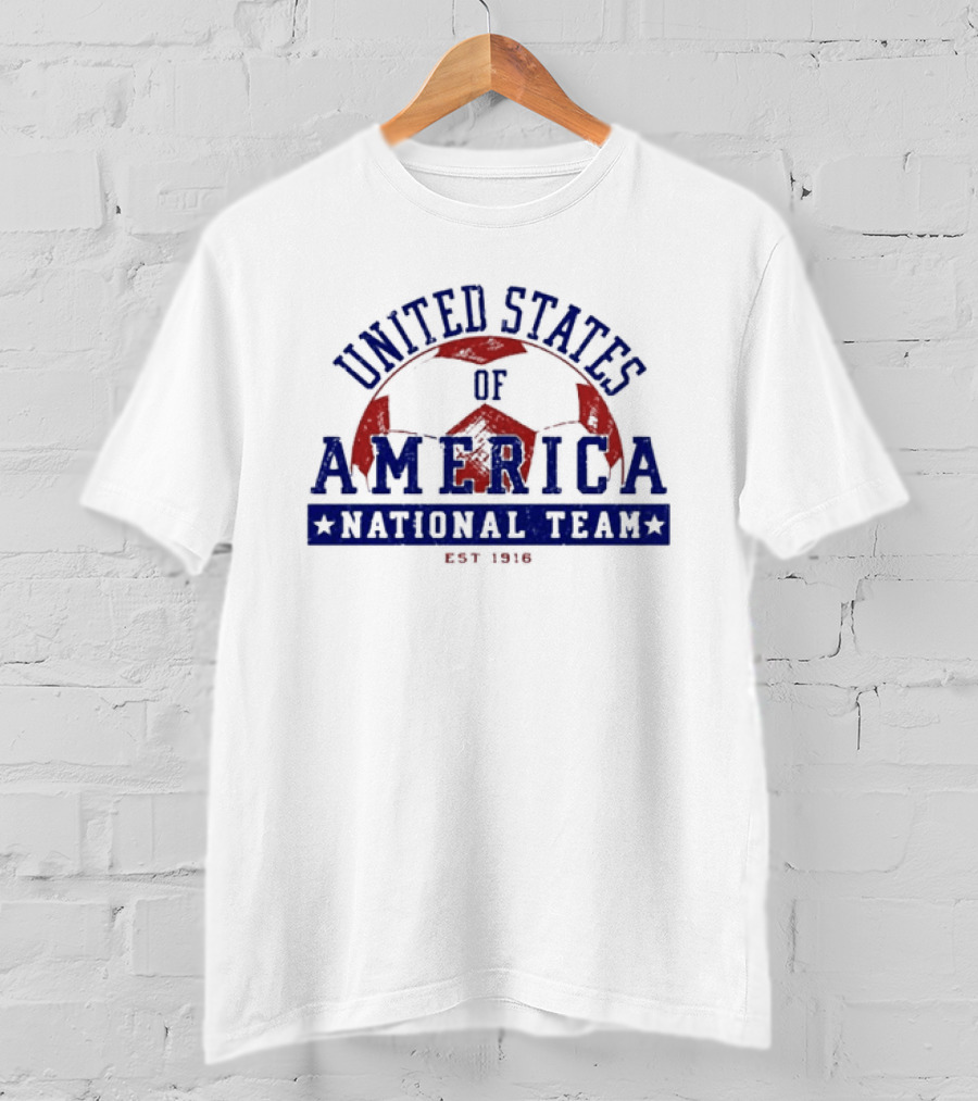 United States Of America National Team Est 1916 Vintage Sports T-Shirt