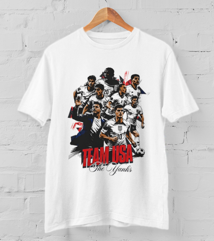 Team USA The Yanks USMNT Collage T-Shirt
