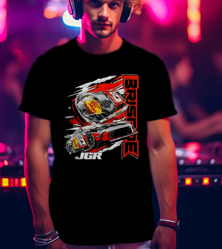 Chase Briscoe 19 Joe Gibbs Racing Bass Pro Shops Toyota Camry NASCAR JGR T-Shirt