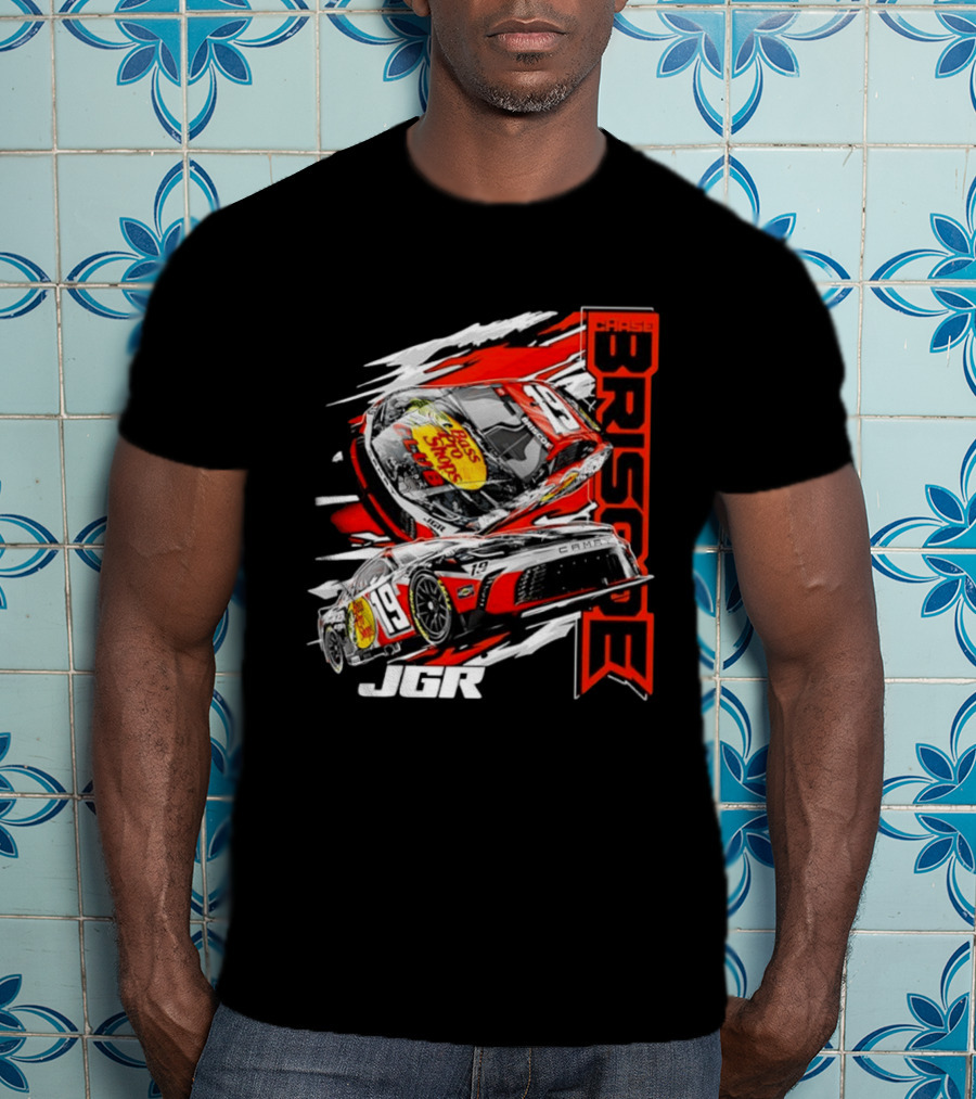 Chase Briscoe 19 Joe Gibbs Racing Bass Pro Shops Toyota Camry NASCAR JGR T-Shirt