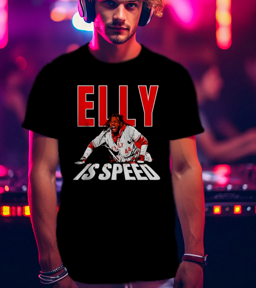Elly De La Cruz Cincinnati Reds Elly 44 Is Speed T-Shirt
