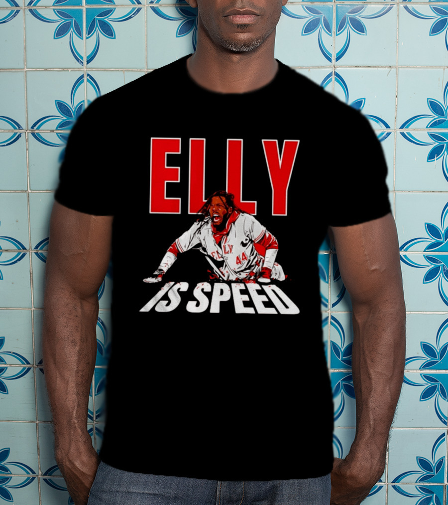 Elly De La Cruz Cincinnati Reds Elly 44 Is Speed T-Shirt