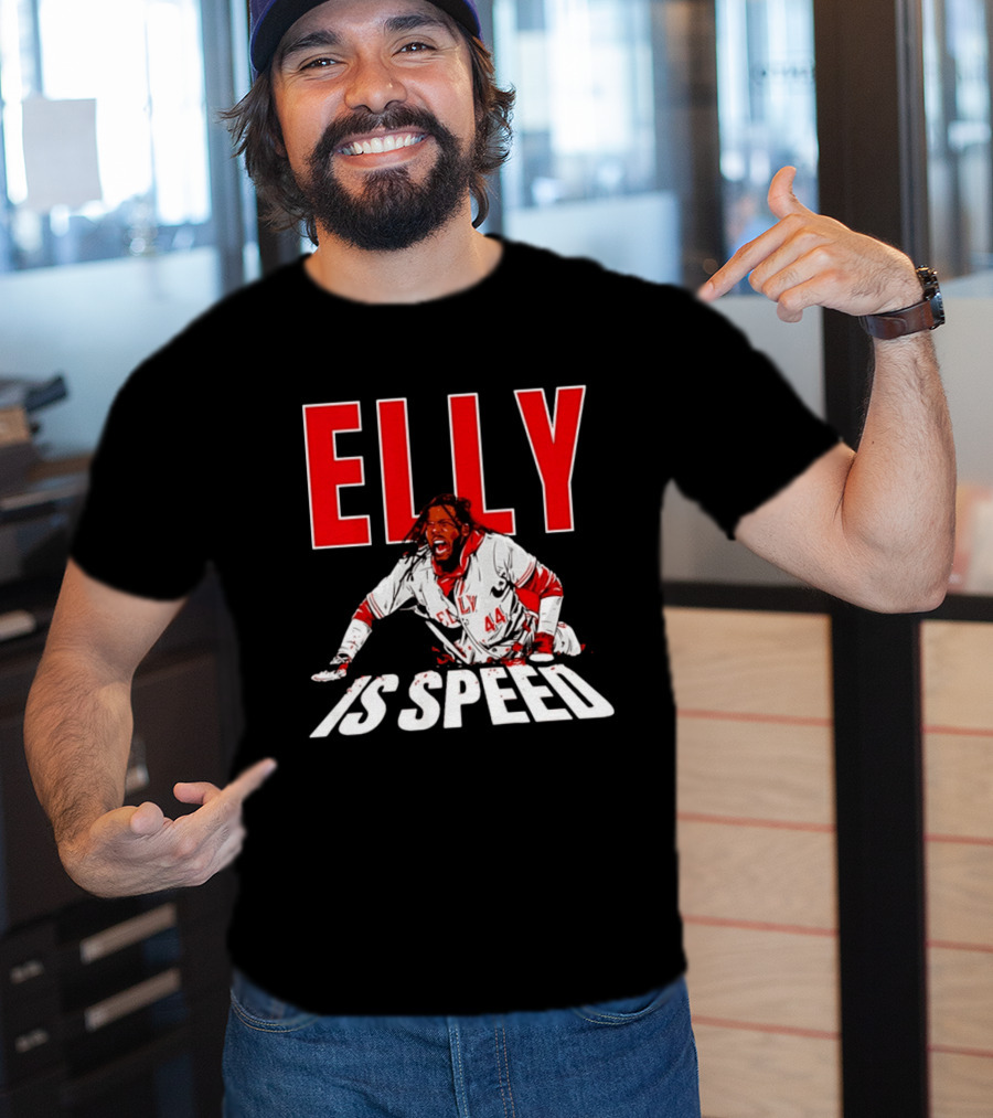 Elly De La Cruz Cincinnati Reds Elly 44 Is Speed T-Shirt