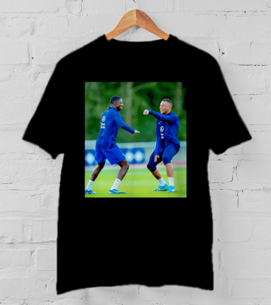 Kylian Mbappe Ousmane Dembele France National Football Team Training France Football Kings Of Europe T-Shirt