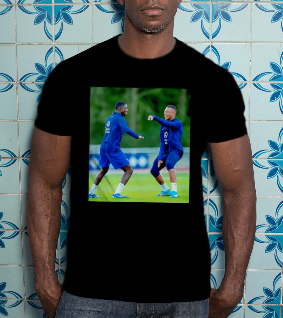 Kylian Mbappe Ousmane Dembele France National Football Team Training France Football Kings Of Europe T-Shirt