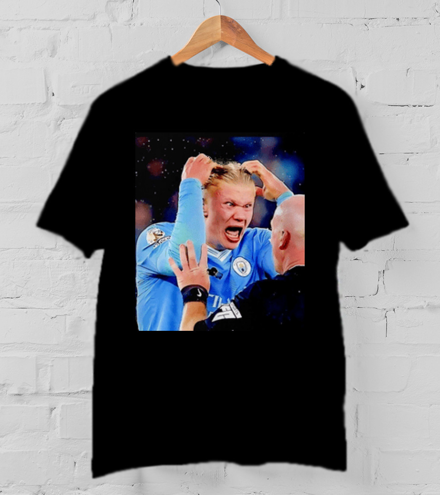 Erling Haaland Manchester City Emotional Reaction T-Shirt