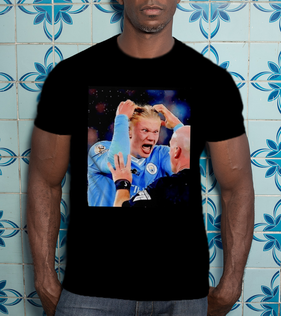 Erling Haaland Manchester City Emotional Reaction T-Shirt