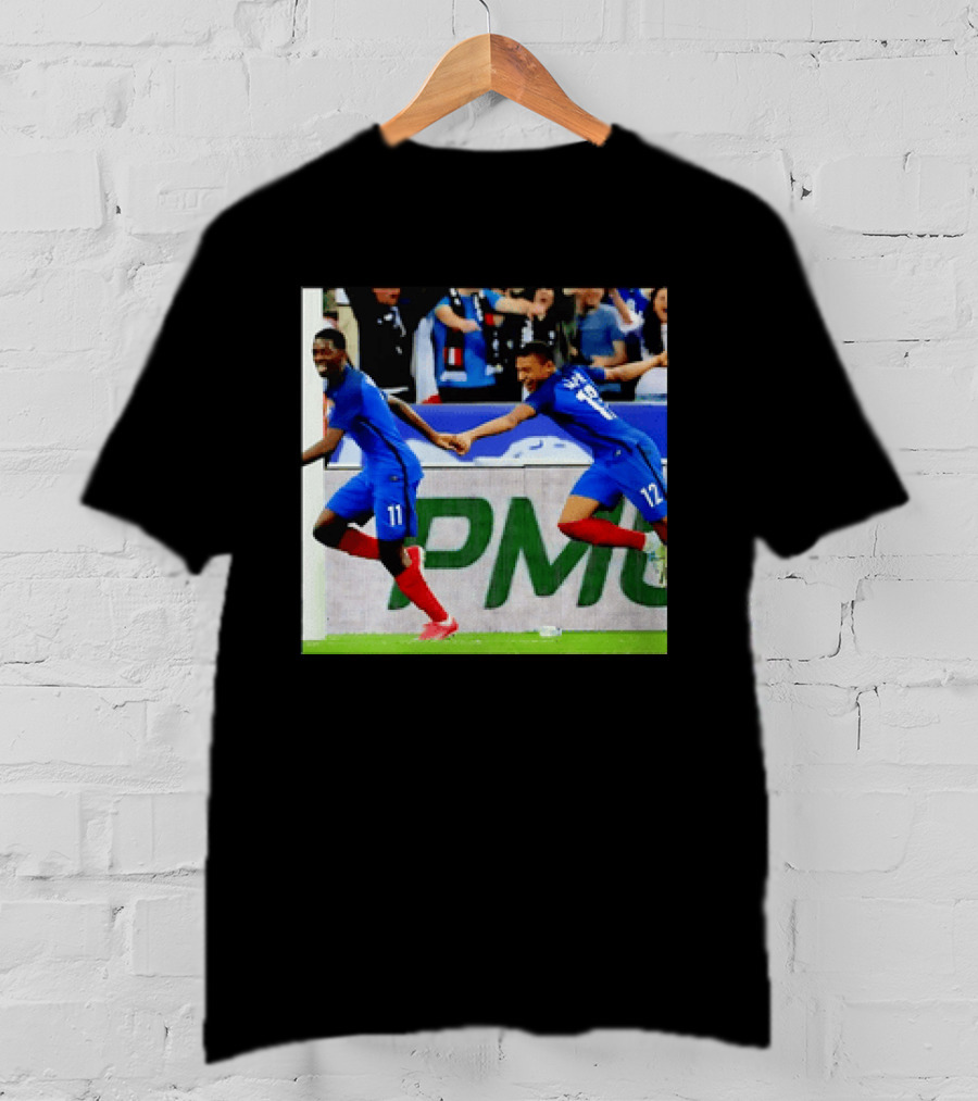 France National Team Kylian Mbappé Ousmane Dembélé Celebration T-Shirt