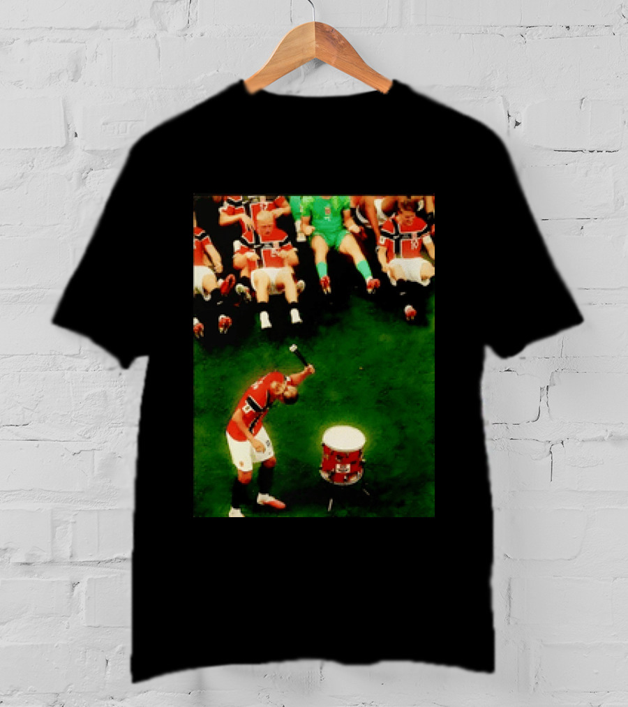 Erling Haaland Norway Football Team Drummer Celebration 26WC T-Shirt