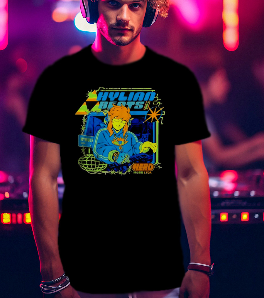 Hylian Beats 1986 Hyrule Ahead Hero Legend T-Shirt