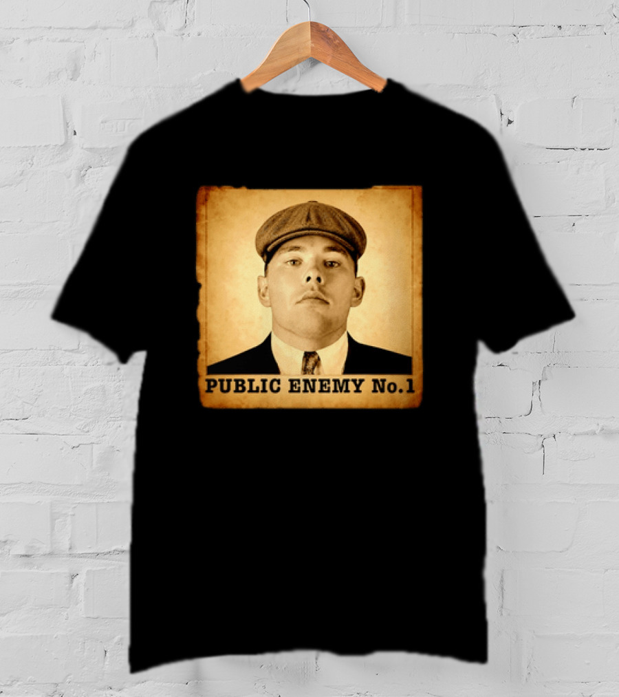 Los Angeles Dodgers Public Enemy No 1 Vintage Wanted T-Shirt
