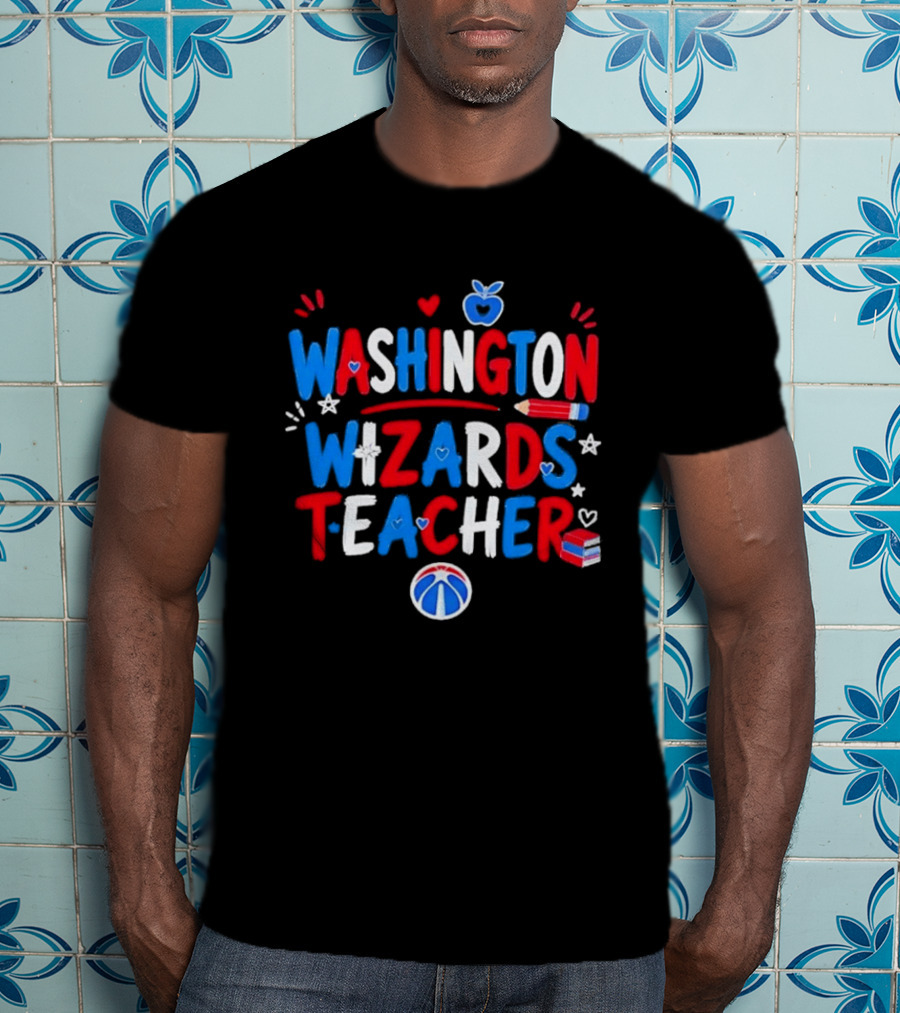 Washington Wizards Teacher Basketball School Spirit T-Shirt