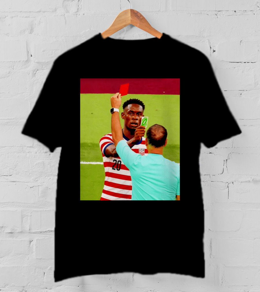 Folarin Balogun USMNT Number 20 Reverse Card Meme Soccer T-Shirt