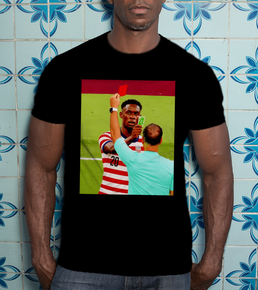 Folarin Balogun USMNT Number 20 Reverse Card Meme Soccer T-Shirt
