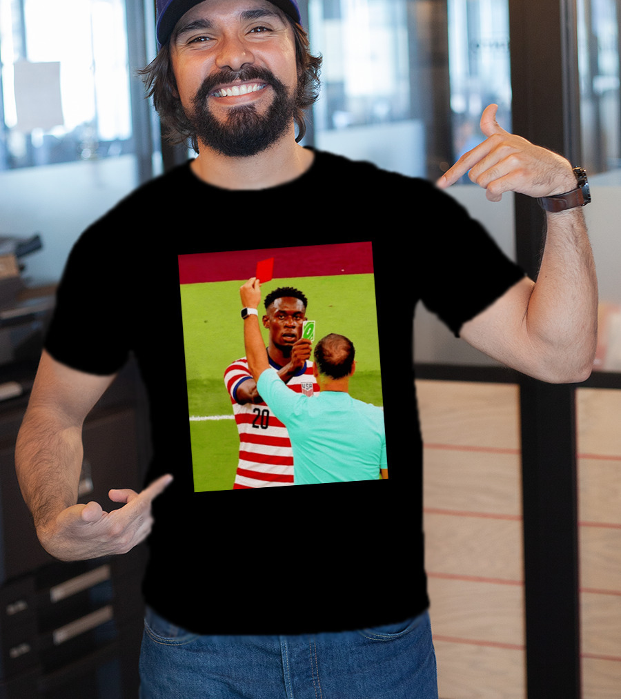 Folarin Balogun USMNT Number 20 Reverse Card Meme Soccer T-Shirt