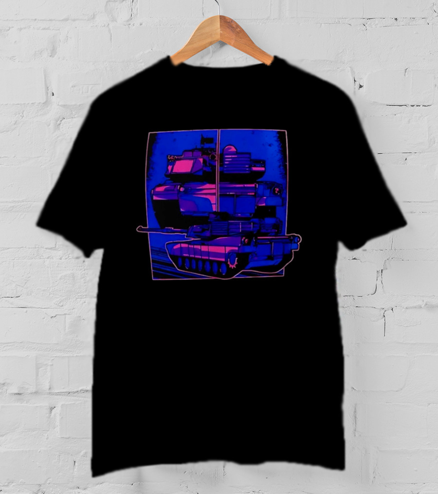 Night Crawler Military Tank Armored Vehicle Dual Palettes T-Shirt