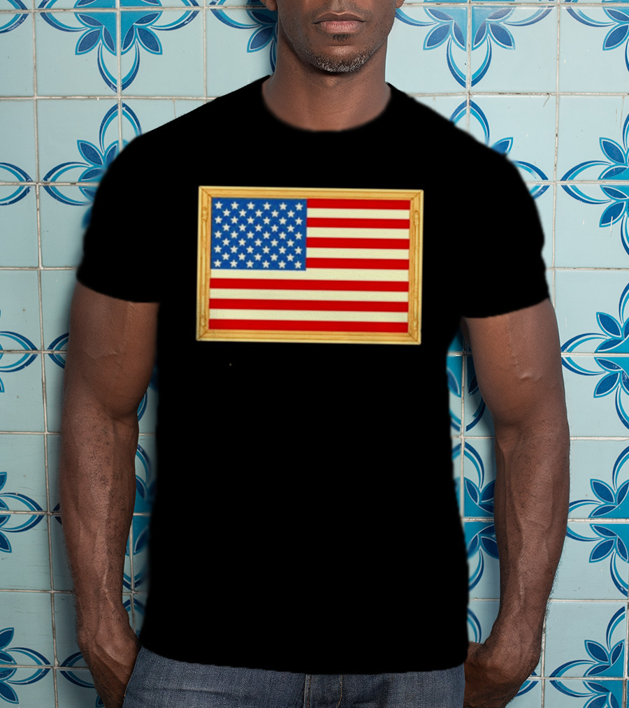Theodore Roosevelt We Must Dare To Be Great American Flag T-Shirt