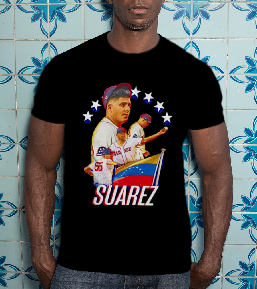 Ranger Suarez Philadelphia Phillies MLB Venezuela Flag Star Baseball T-Shirt
