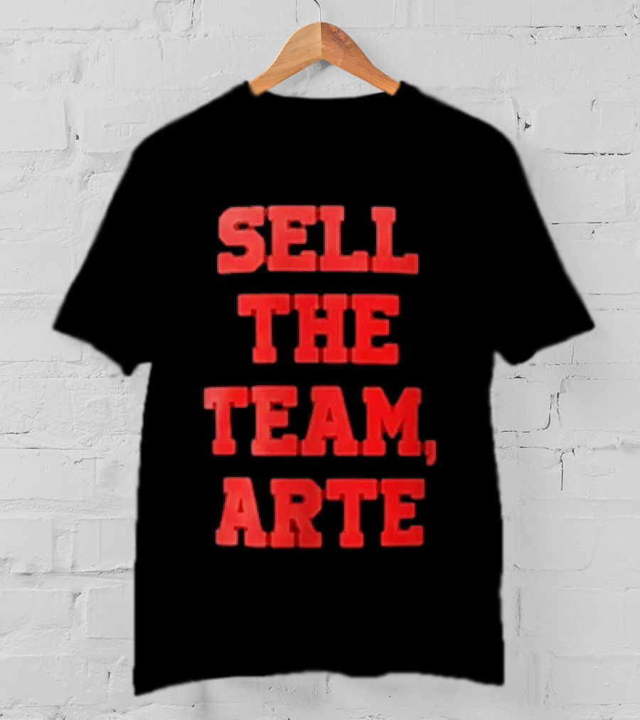 Sell The Team Arte Rallying Cry Fan Expression T-Shirt
